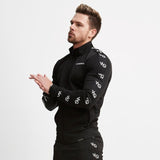 Algodão masculino roupas esportivas casuais ao ar livre streetwear roupas masculinas jogger moda jaqueta de fitness calças