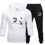 Novo homem hoodies terno jordan 23 agasalho moletom terno velo com capuz + calças de suor jogging homme pulôver 3xl terno esportivo masculino