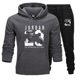 Novo homem hoodies terno jordan 23 agasalho moletom terno velo com capuz + calças de suor jogging homme pulôver 3xl terno esportivo masculino