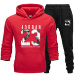 Novo homem hoodies terno jordan 23 agasalho moletom terno velo com capuz + calças de suor jogging homme pulôver 3xl terno esportivo masculino