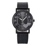 DUOBLA Luxury women watches Fashion quartz wristwatches Gold Silver Silica gel strap starry sky watch Alloy dial Dress Elegant