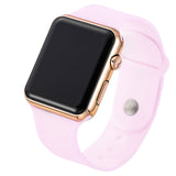 Relógio de pulso casual para mulher led digital esporte relógio de pulso silicone presentes de natal relogio masculino 2019 relojes