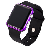 Relógio de pulso casual para mulher led digital esporte relógio de pulso silicone presentes de natal relogio masculino 2019 relojes