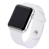 Relógio de pulso casual para mulher led digital esporte relógio de pulso silicone presentes de natal relogio masculino 2019 relojes