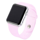 Relógio de pulso casual para mulher led digital esporte relógio de pulso silicone presentes de natal relogio masculino 2019 relojes